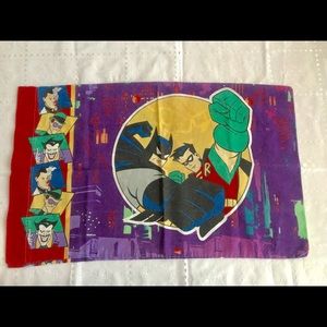 Vintage Batman & Robin pillowcase